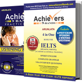 ACHIEVERS IELTS SPECIAL COMBO OFFER INCLUDES 9 BANDS SPEAKING, WRITING AND LISTENING, READING